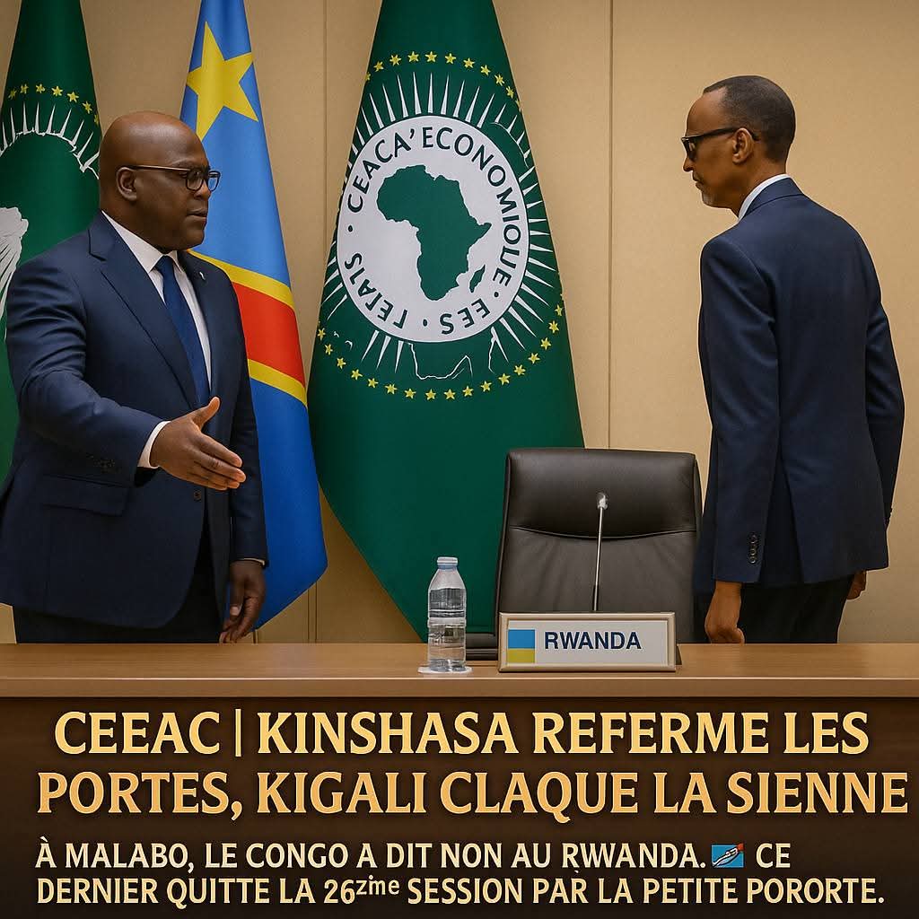RDC:Le feu intérieur de la Diplomatie Congolaise pousse Kigali à la porte:Le Rwanda quitte la CEEAC