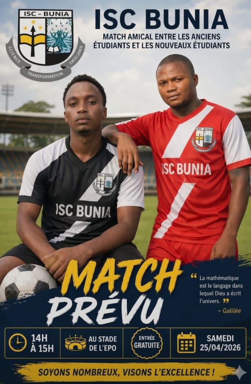 Bunia : un match de retrouvailles pour renforcer l’esprit communautaire à l’Institut Supérieur de Commerce