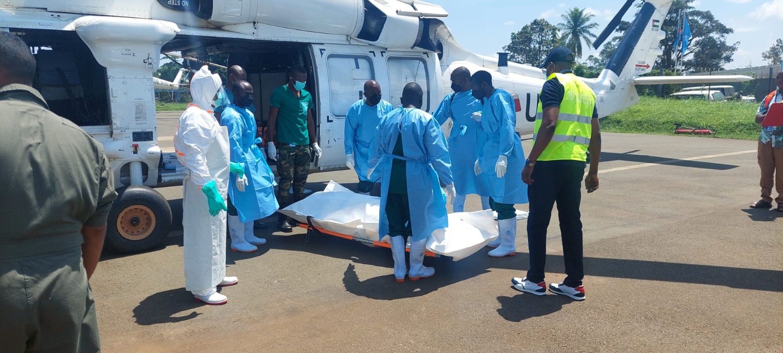 Nord-Kivu : la MONUSCO évacue deux rescapés d&rsquo;un crash aérien et rapatrie le corps d&rsquo;une victime à Beni