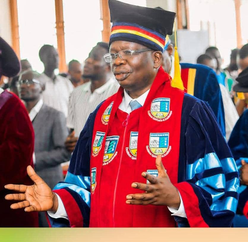 Bunia : le recteur de l’Université Shalom Georges Pirwoth Atido  élevé au rang de Professeur Ordinaire