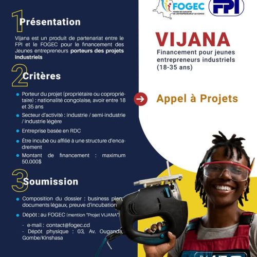 Industrie,petites et moyennes entreprises:Voici les secteurs d’activité du programme Vijana