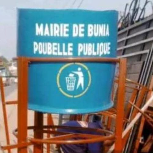 Bunia : Disparition inquiétante des poubelles publiques récemment installées sur le boulevard