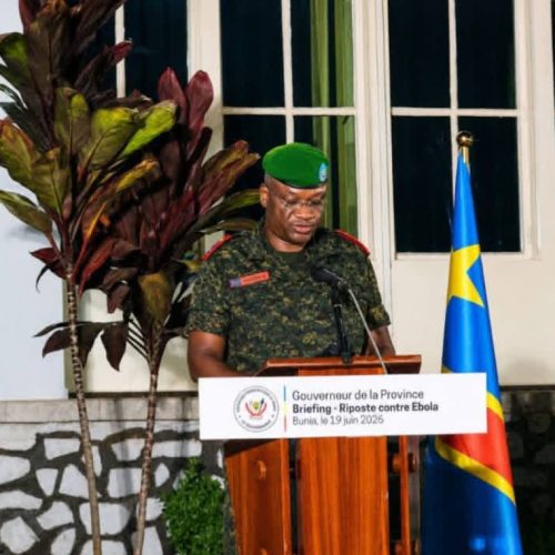 Ituri : Le gouverneur militaire Gaby Kasongo Mulumba dévoile sa feuille de route pour la paix et le développement