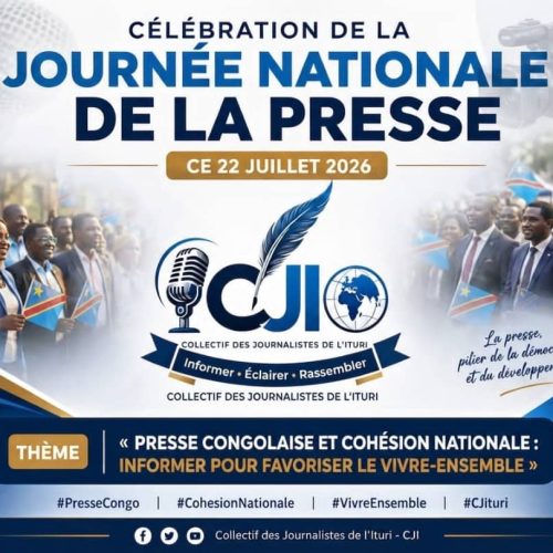 Journée nationale de la presse : le CJI rend hommage aux journalistes de l&rsquo;Ituri engagés malgré les défis